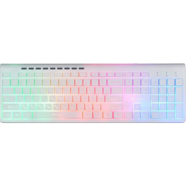 Клавиатура Oklick 490ML (белый)